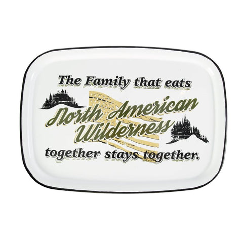 North American Wilderness Porcelain Serving Tray