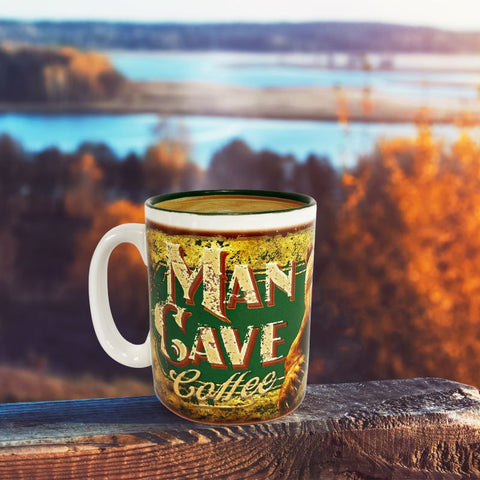 Man Cave Coffee Bear Mug