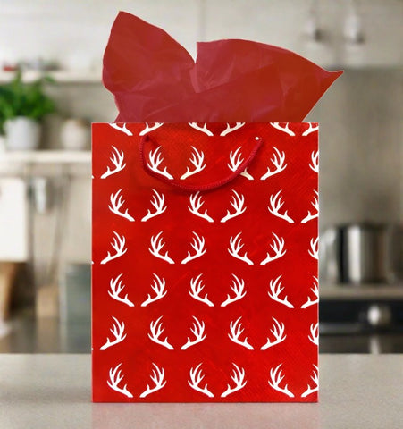 Deer Antlers Medium Gift Bag
