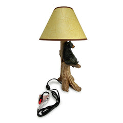 black bear table lamp