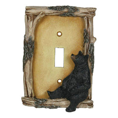 bear single light switch plate