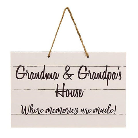 Grandma & Grandpa's House Sign