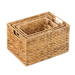 woven straw nesting baskets