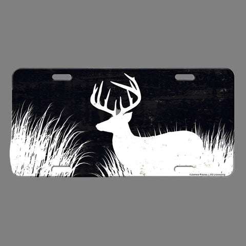 Deer Silhouette Vanity License Plate