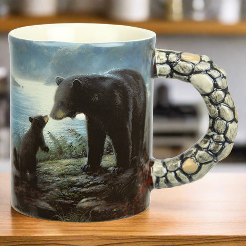 Bears Scene Ceramic Beverage Mug
