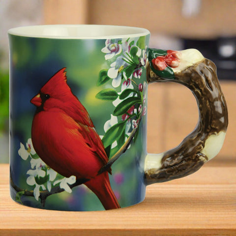 Cardinal Birds 3D Beverage Mug