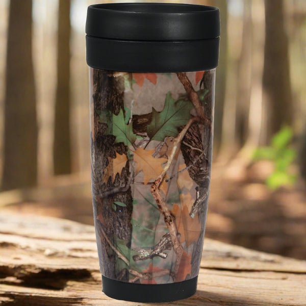 Camo Travel Mug, Hiding in Desert Camo, Steel Thermal Cup, 16 oz, by  Ambesonne