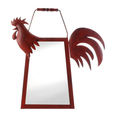 Red Rooster Wall Mirror