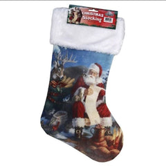 Santa Wish List Christmas Stocking