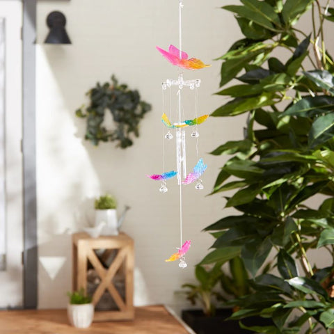 Rainbow Butterfly Windchimes