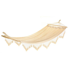 cape cod style canvas crocheted hammock