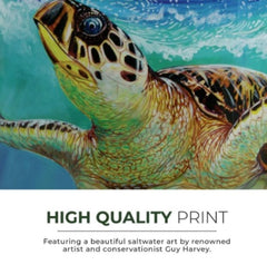 guy harvey sea turtle waste basket