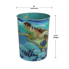 guy harvey sea turtle waste basket