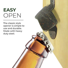 rustic bear bottle opener