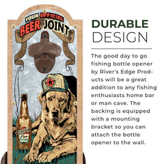 your official beer joint galvanized bottle opener