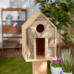 bali beach wooden birdhouse