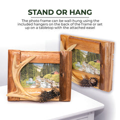 4x6 antler picture frame