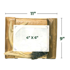 4x6 antler picture frame