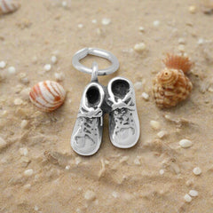 pair of baby shoes charm