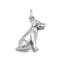 good boy labrador dog charm