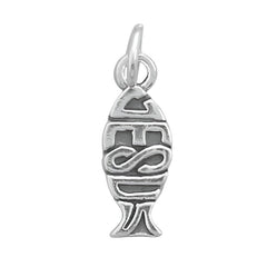 jesus ichthys bracelet or necklace charm pendant