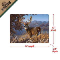 big buck deer glass cutting board