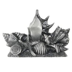 lazart pewter sea shell napkin rings