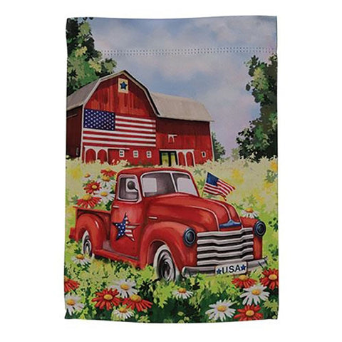 USA Truck & Barn Garden Flag