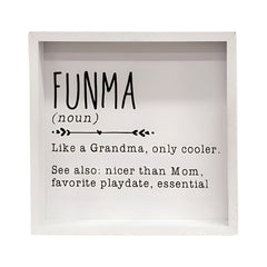 funma definition frame box sign