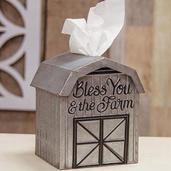bless you and the farm tissue box cover