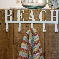 beach metal wall hooks