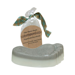 peppermint foot scrub soap bar