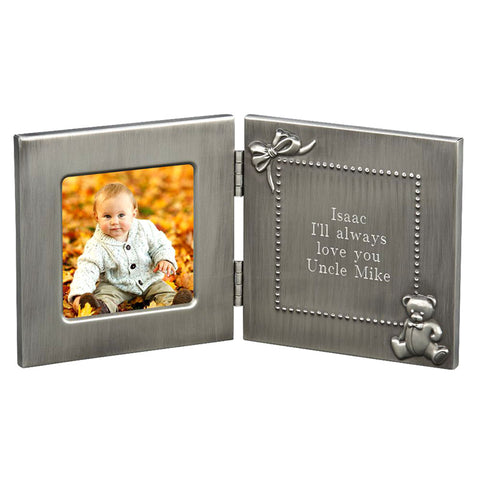 Hinged Baby Picture Frame