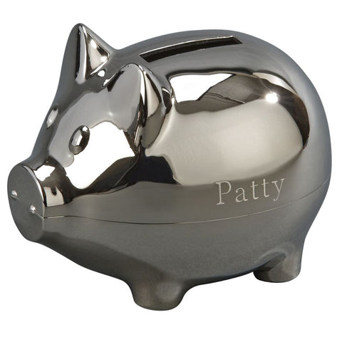 Small Polished Piggy Bank