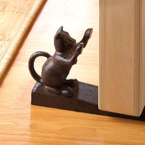 Scratching Cat Door Stop