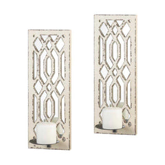 art deco mirrored wall sconces