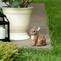 sitting garden bunny statue