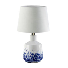 blue splash table lamp