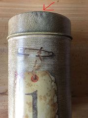 food safe burlap kitchen canisters - scratch and dent