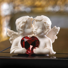 two in love cherub figurine