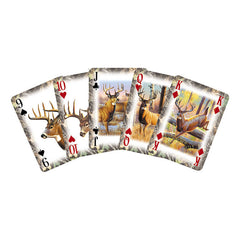 deer playing cards and dice game set