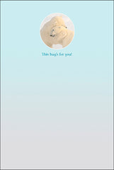 leanin' tree this hug's for you encouragement & support card