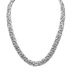 18" oval byzantine necklace