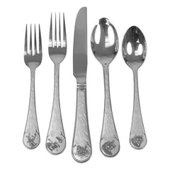 20 pc stainless steel outdoor flatware