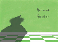 leanin' tree you're doomed get well card