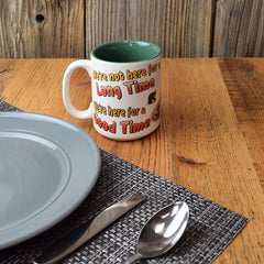 camping good time ceramic beverage mug