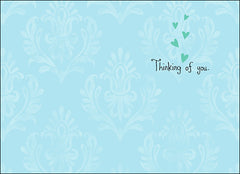 leanin' tree thinking of you card