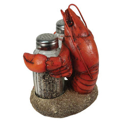 crawfish salt and pepper shakers set