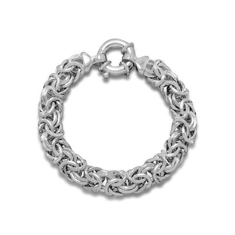 8 Inch Oval Byzantine Bracelet