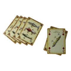 fish shaped wooden cribbage board
